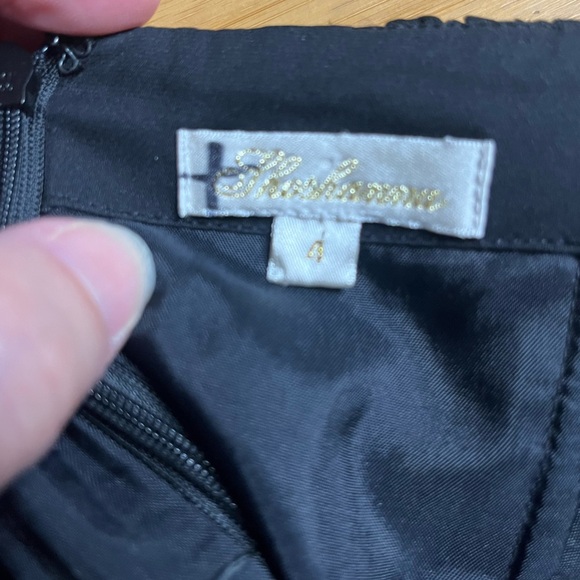 EUC Shoshanna- 100% Silk Elegant Black Strapless Jumpsuit. Size 4 - Picture 3 of 8